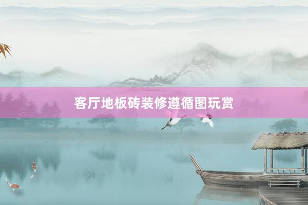 客厅地板砖装修遵循图玩赏